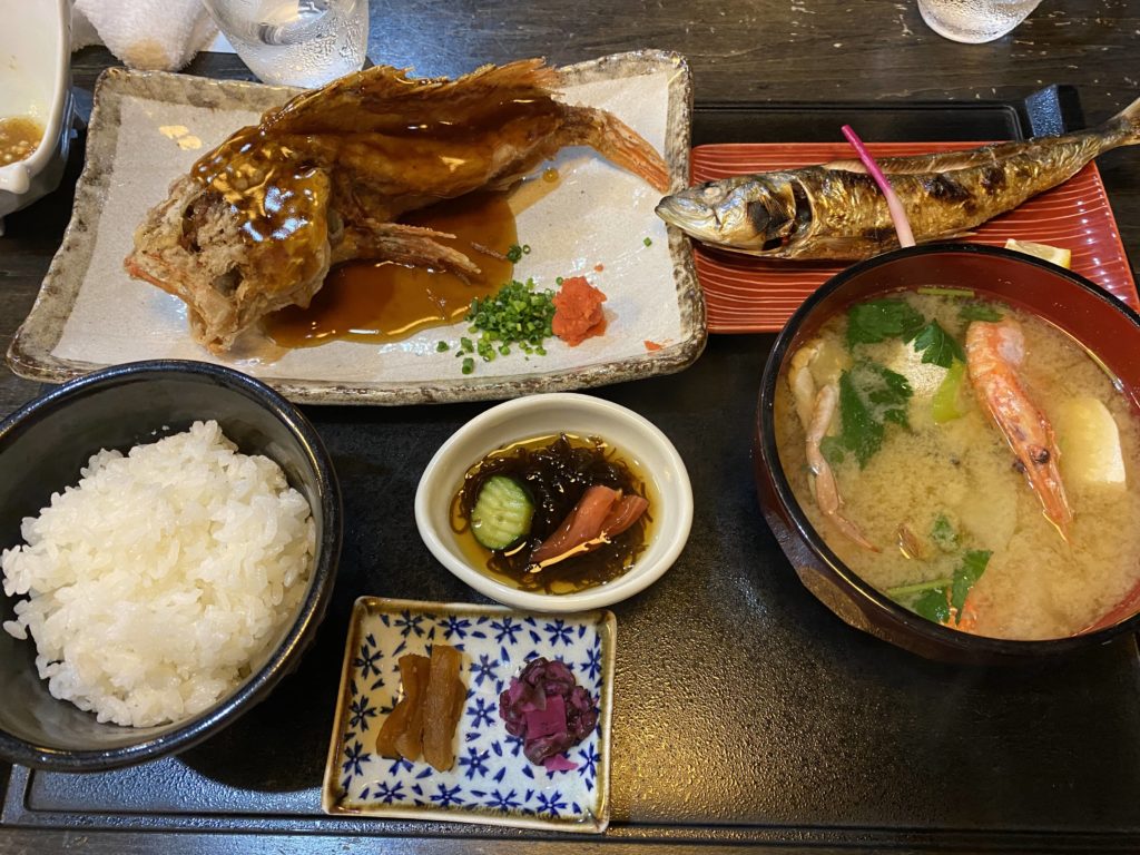 魚ごころ季魚喜人本店のランチ定食